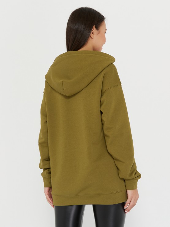 oversized hoodie khaki