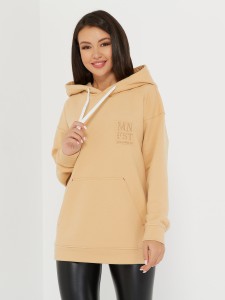 oversized hoodie beige