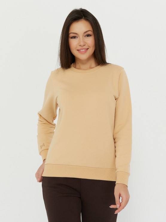 basic sweatshirt beige