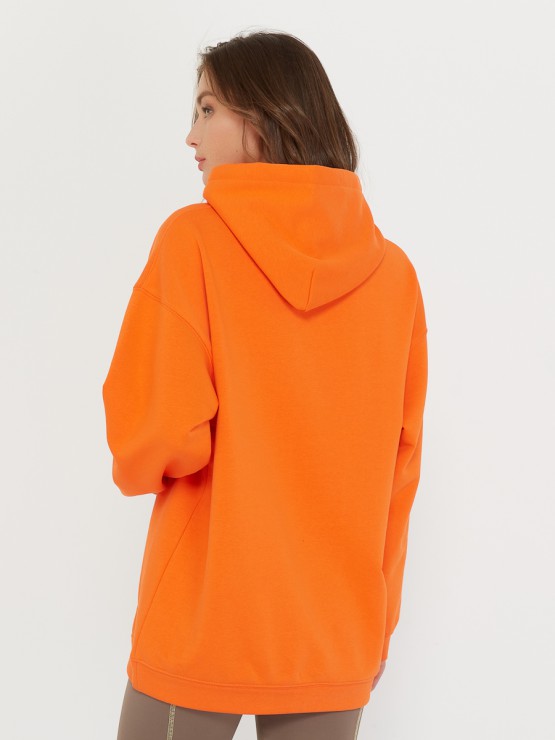 oversized hoodie orange peel